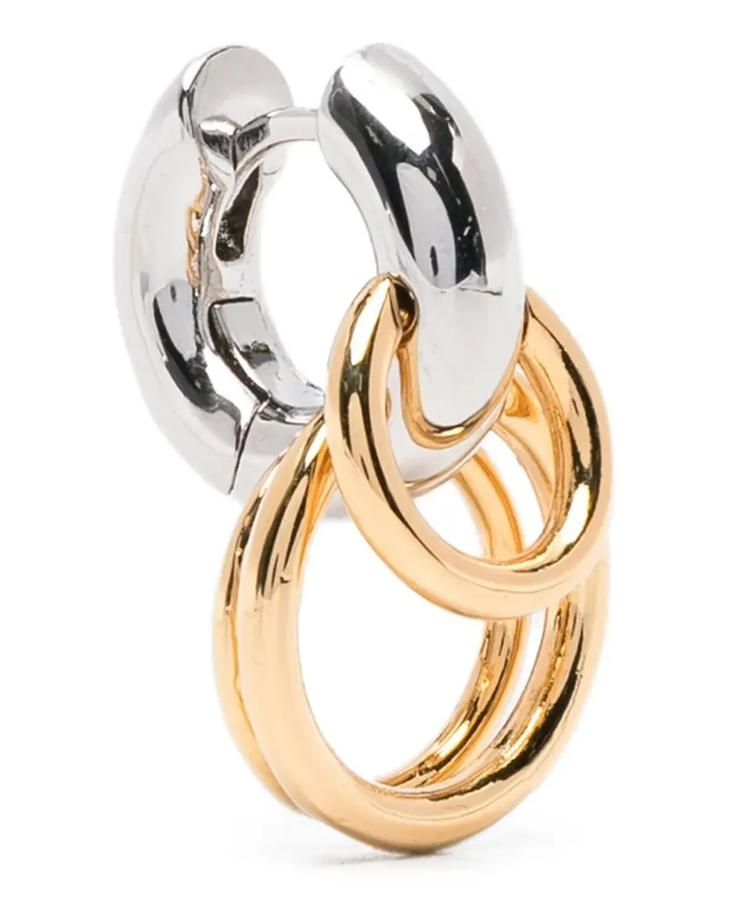 PANCONESI Pierced Huggies Gold