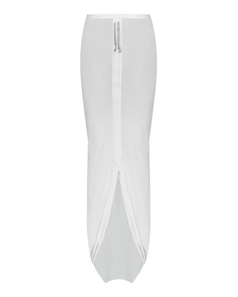 DRKSHDW by Rick Owens Soft Edfu Skirt Bianco Weiß