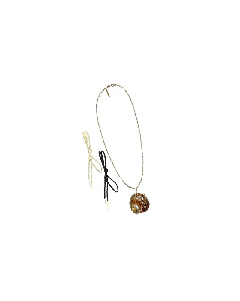Dries van Noten Neckl.m261-1501 Q.086 Neckl. Brass Gold