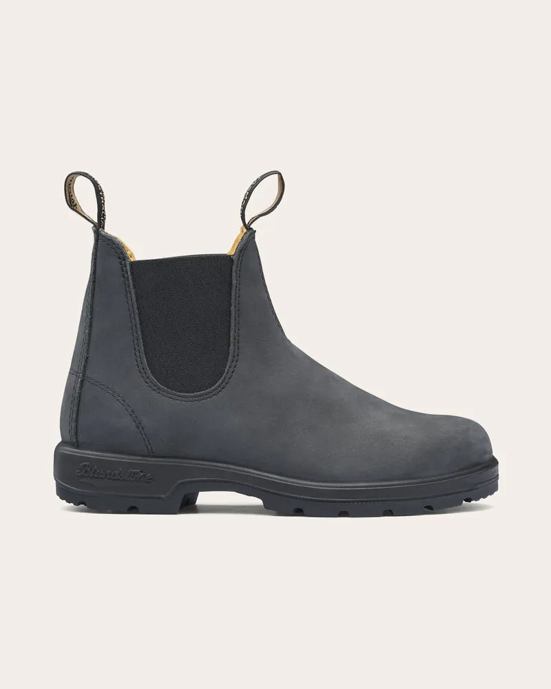 BLUNDSTONE 587 Rustic Black Leather Schwarz