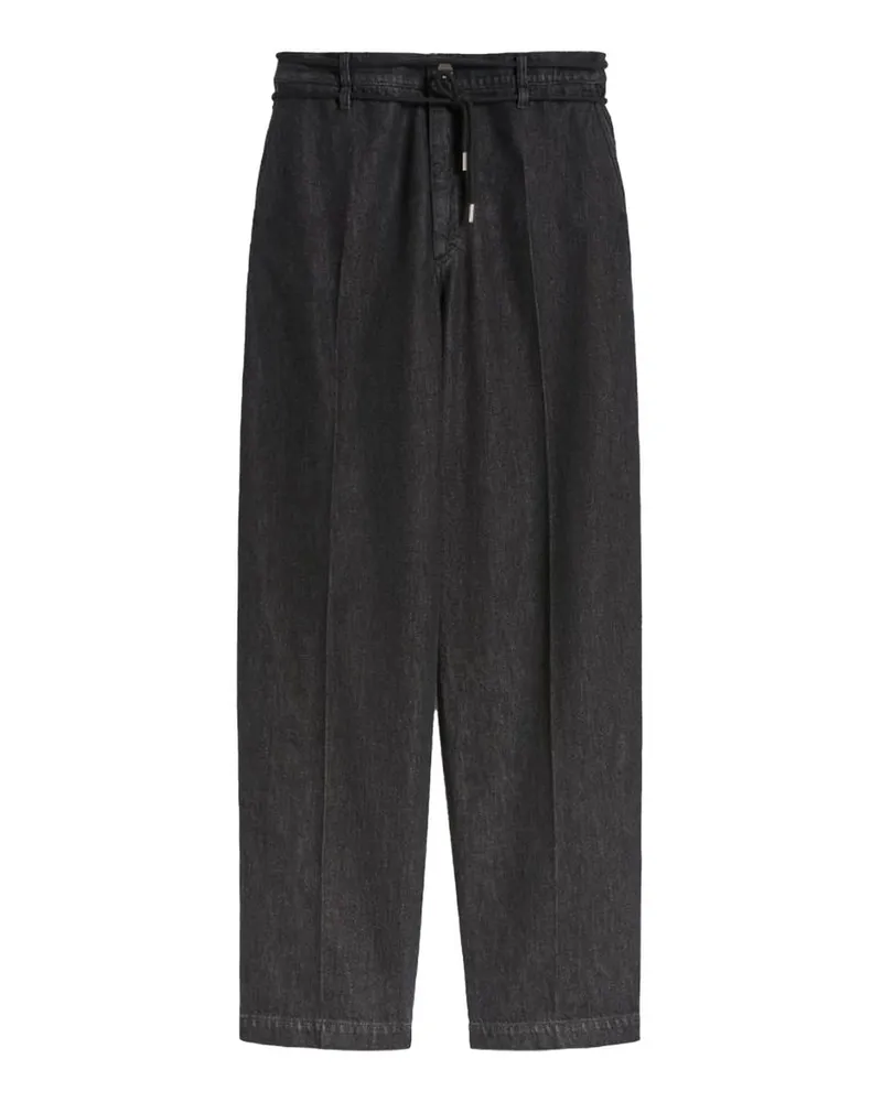 SPORTMAX Capsula Pantalone in Denim Schwarz