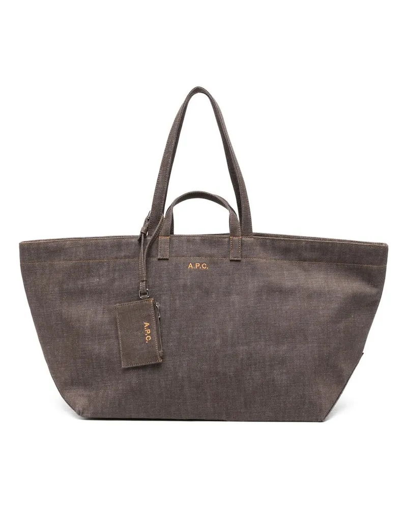 A.P.C. le Drummer Toile Braun