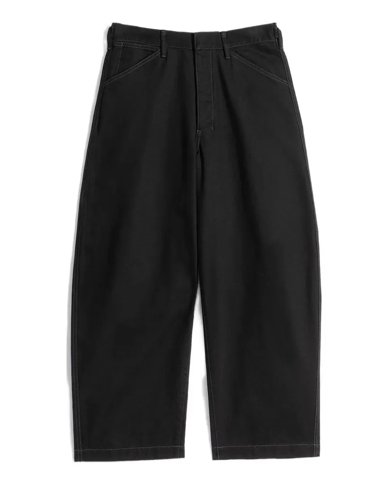 Christophe Lemaire Maxi Workwear Pants Schwarz