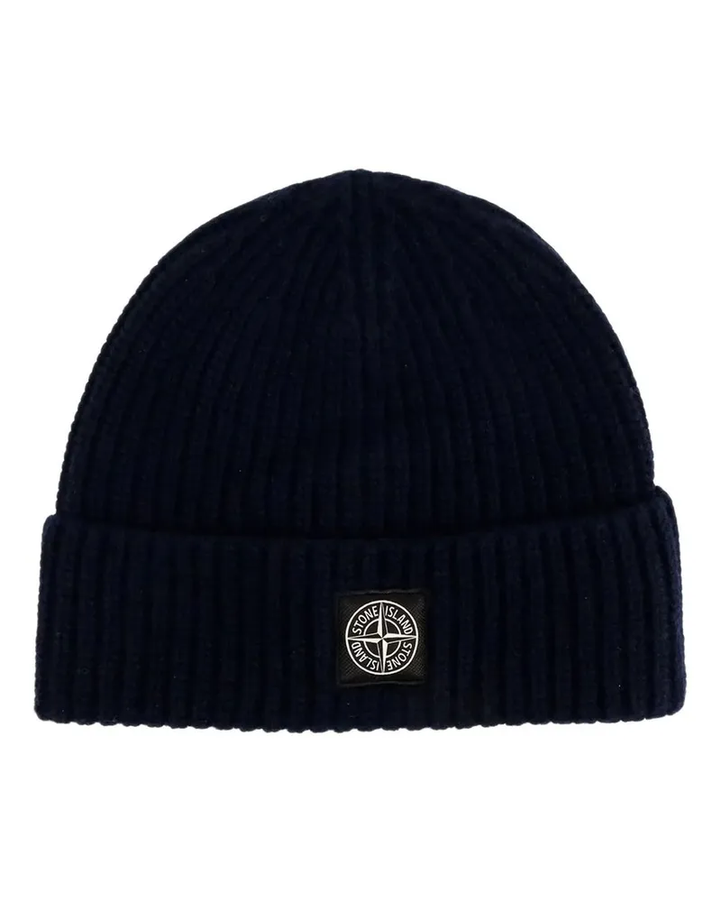 Stone Island Beanie Blau
