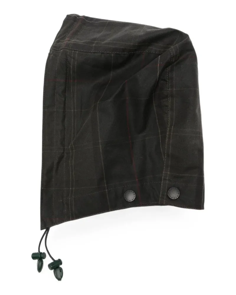 Barbour Icons Tartan Wax Hood Braun