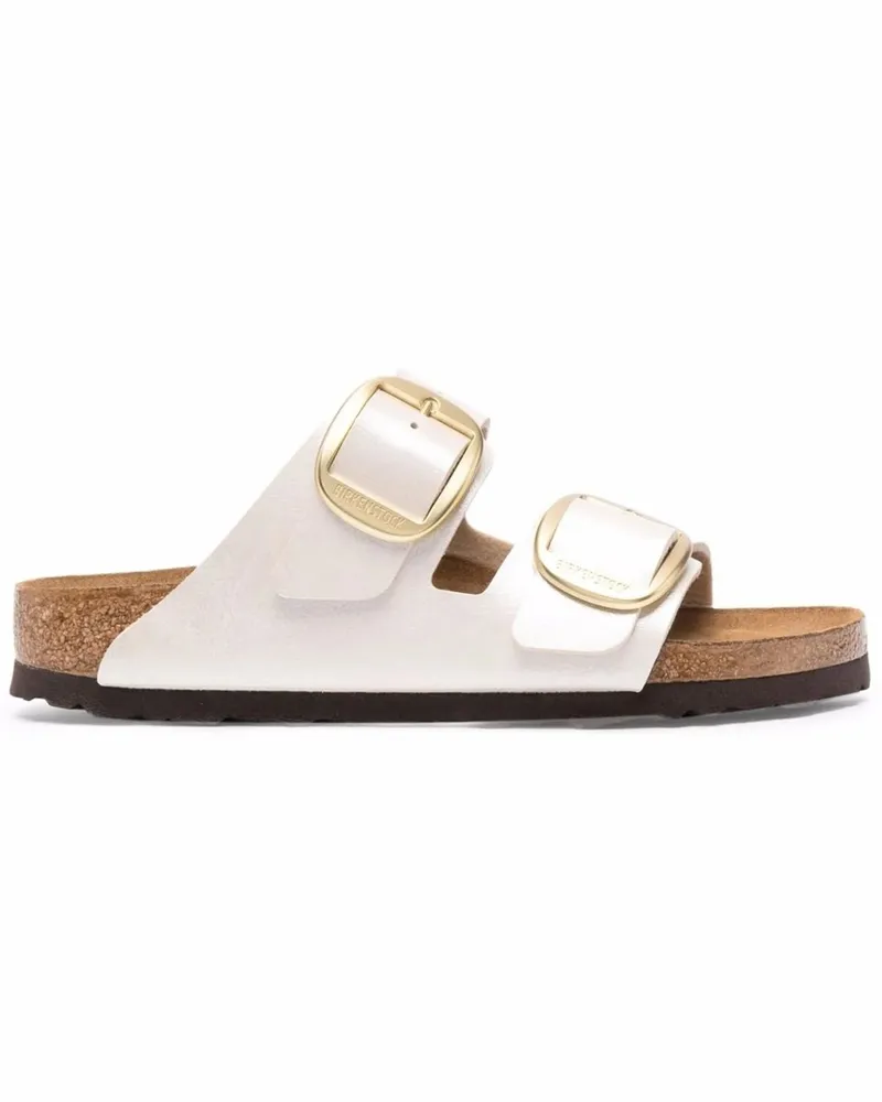 Birkenstock Arizona Big Buckle Gracef. Pearl White, Birko Flor Rose