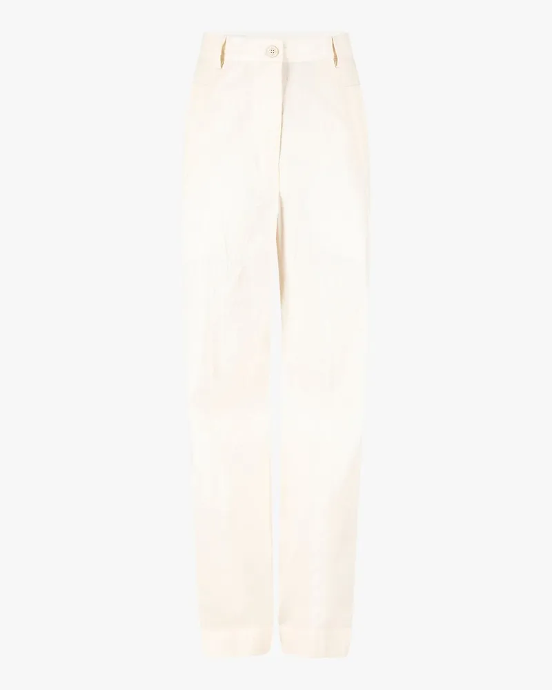 Dries van Noten Pincks 3183 W.w.pants Ecr Beige