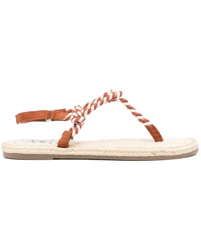 Manebí Rope Sandals Braun