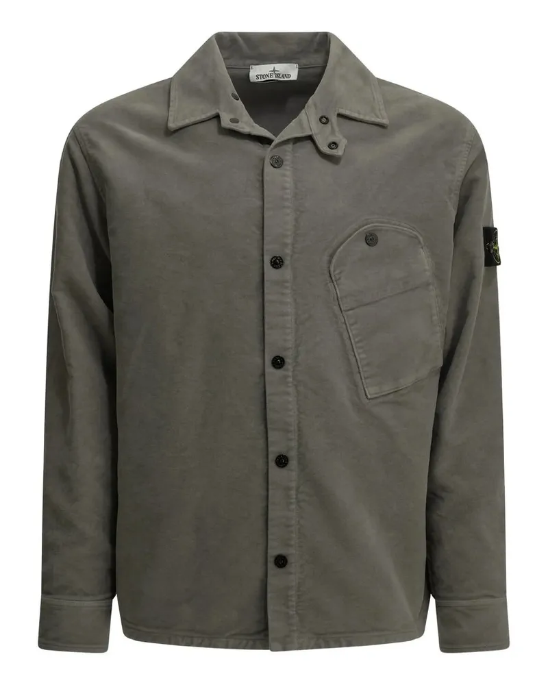 Stone Island Overshirt Grau