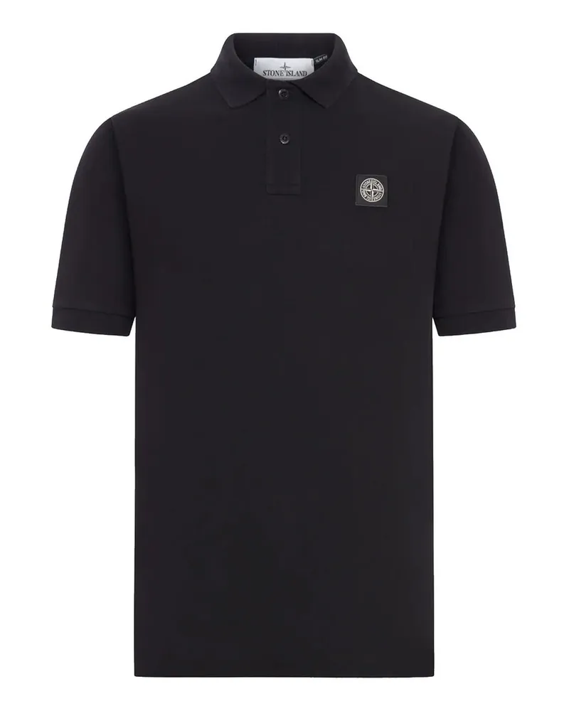 Stone Island Polo Schwarz