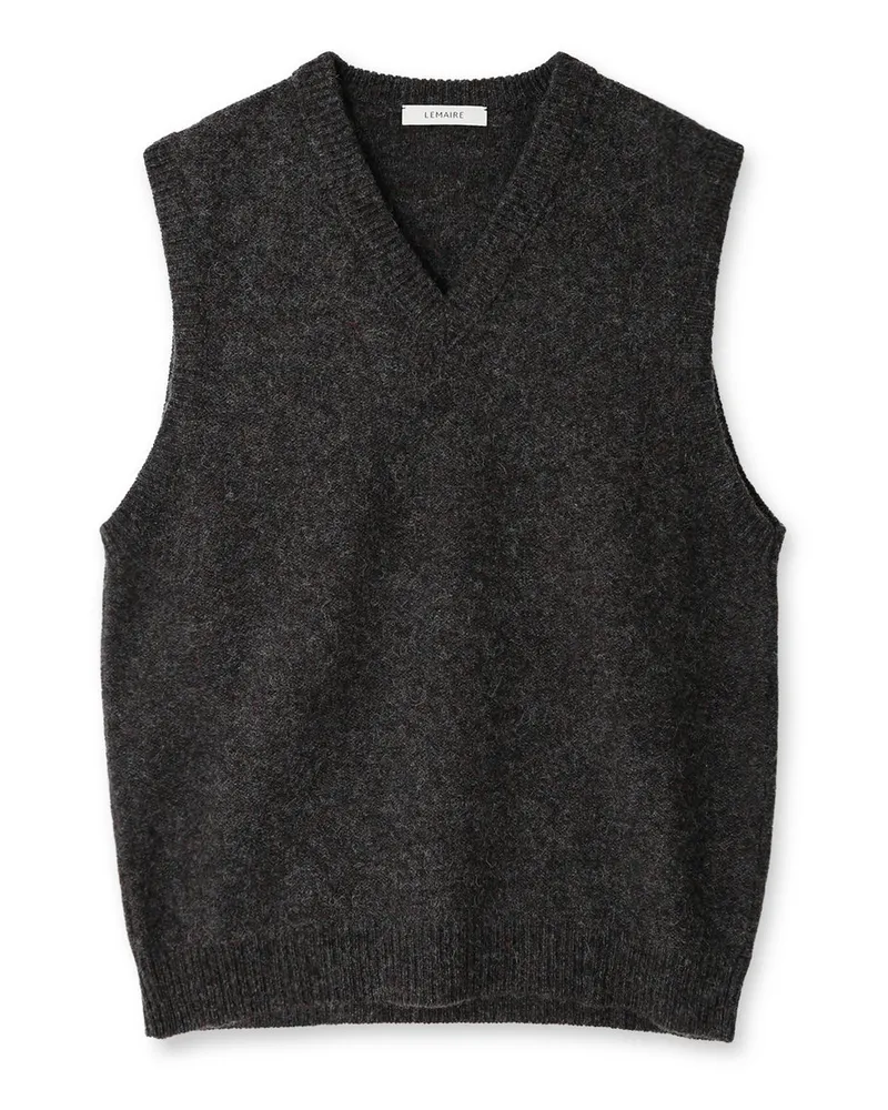 Christophe Lemaire V-neck Vest Grau