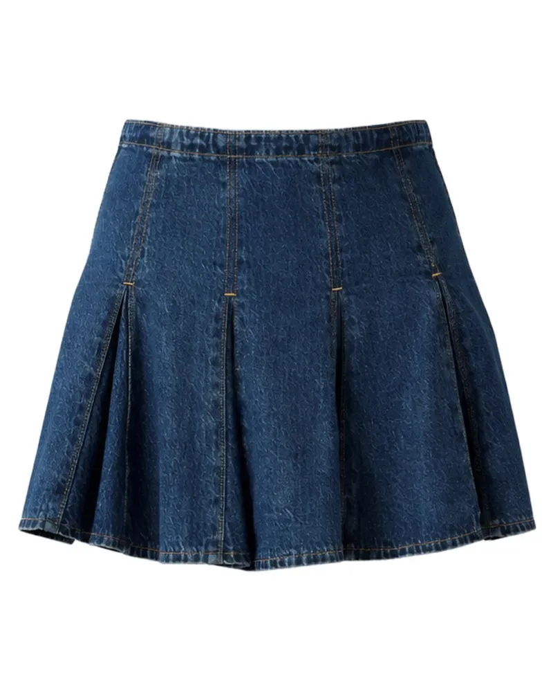 Levi's Godet Mini Skirt Fell Off Stone Blau