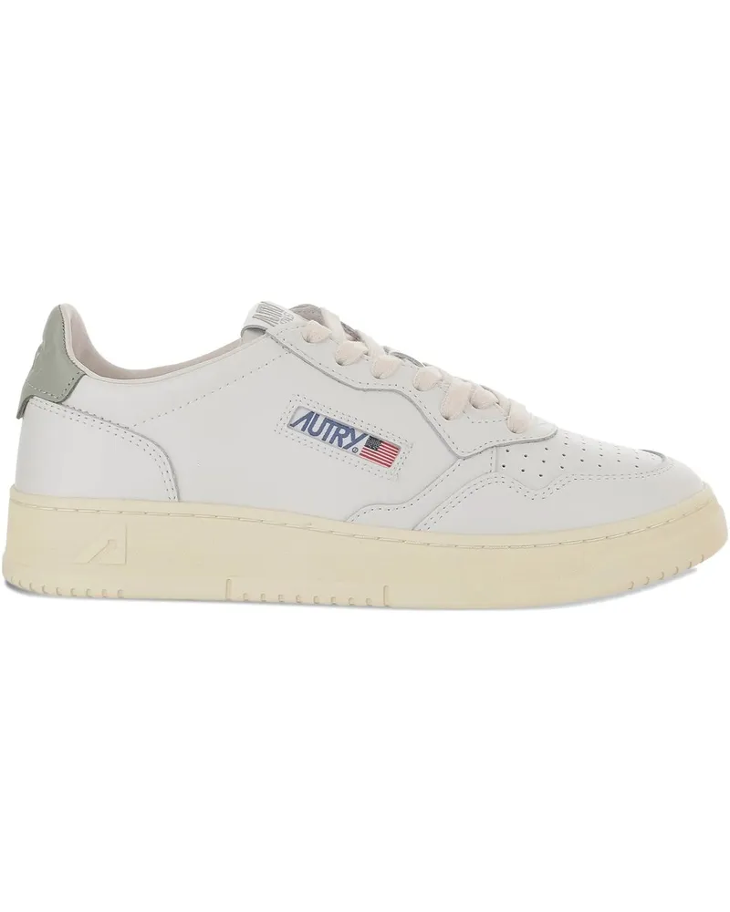AUTRY Medalist Low Man Leat/leat Weiß
