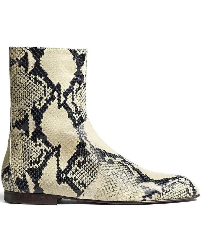 KHAITE Colt Ankle Boot Beige
