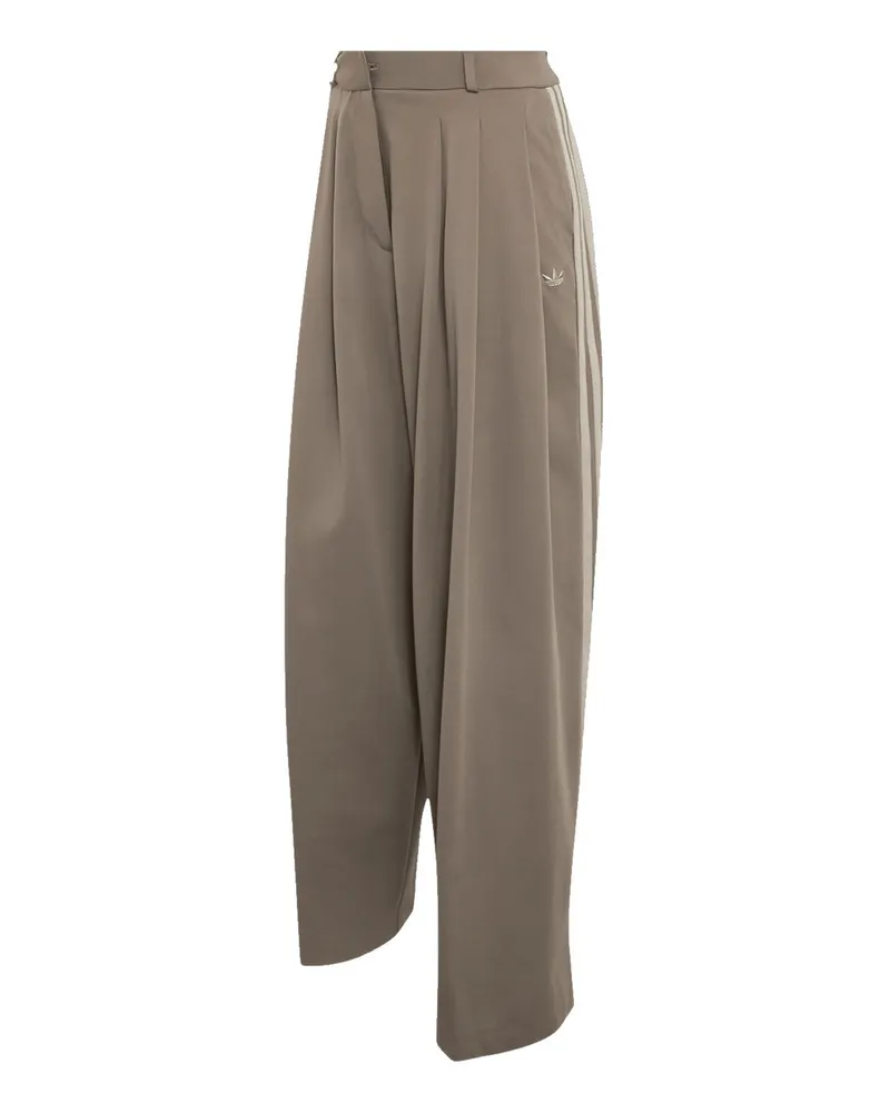 adidas Pleated Pants Marrone Braun