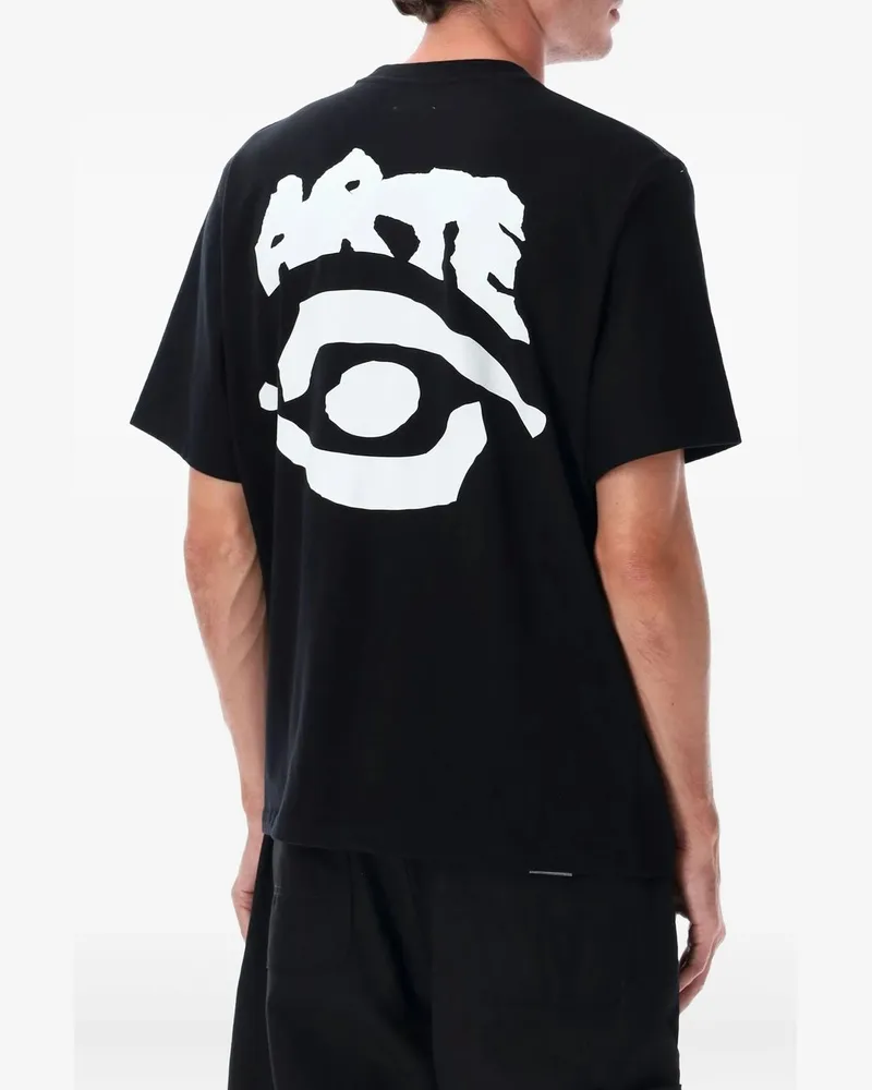 Arte Antwerp Eye Print T-shirt Schwarz