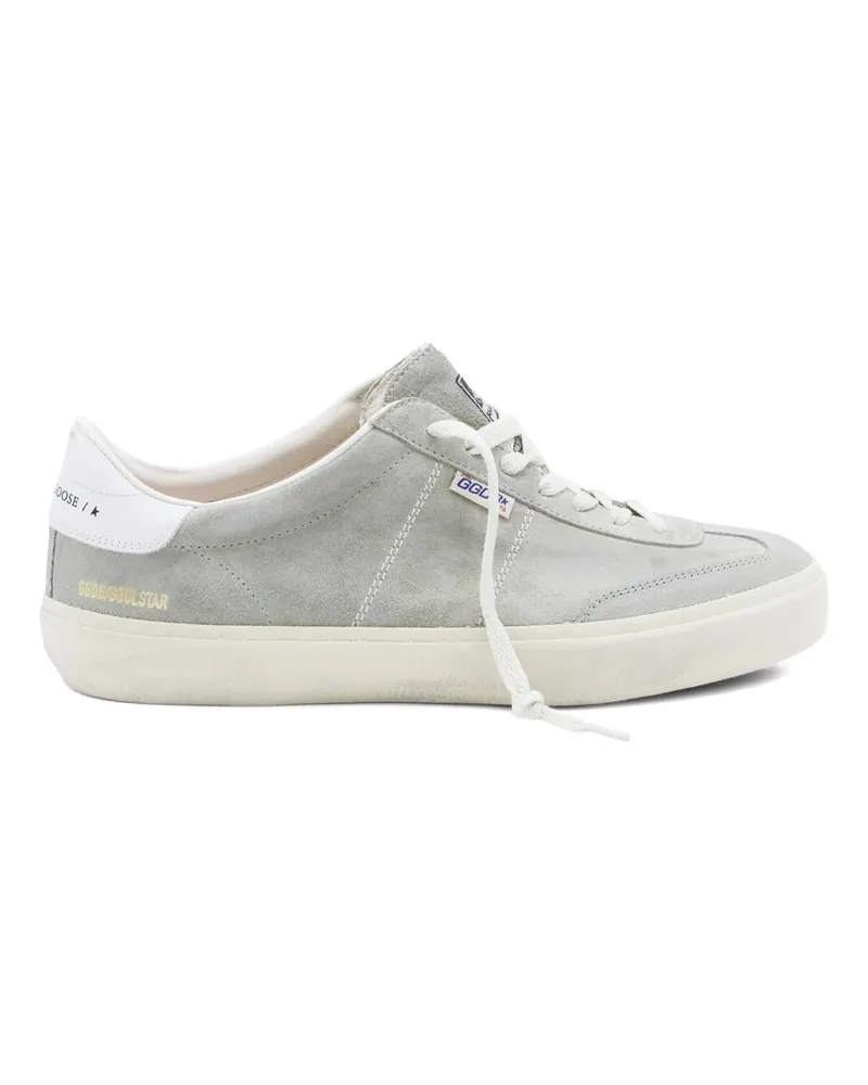 Golden Goose Soul-star Suede Upper Toe And Tongue Leather Heel Beige