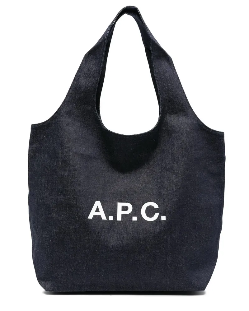 A.P.C. Tote Ninon Blau