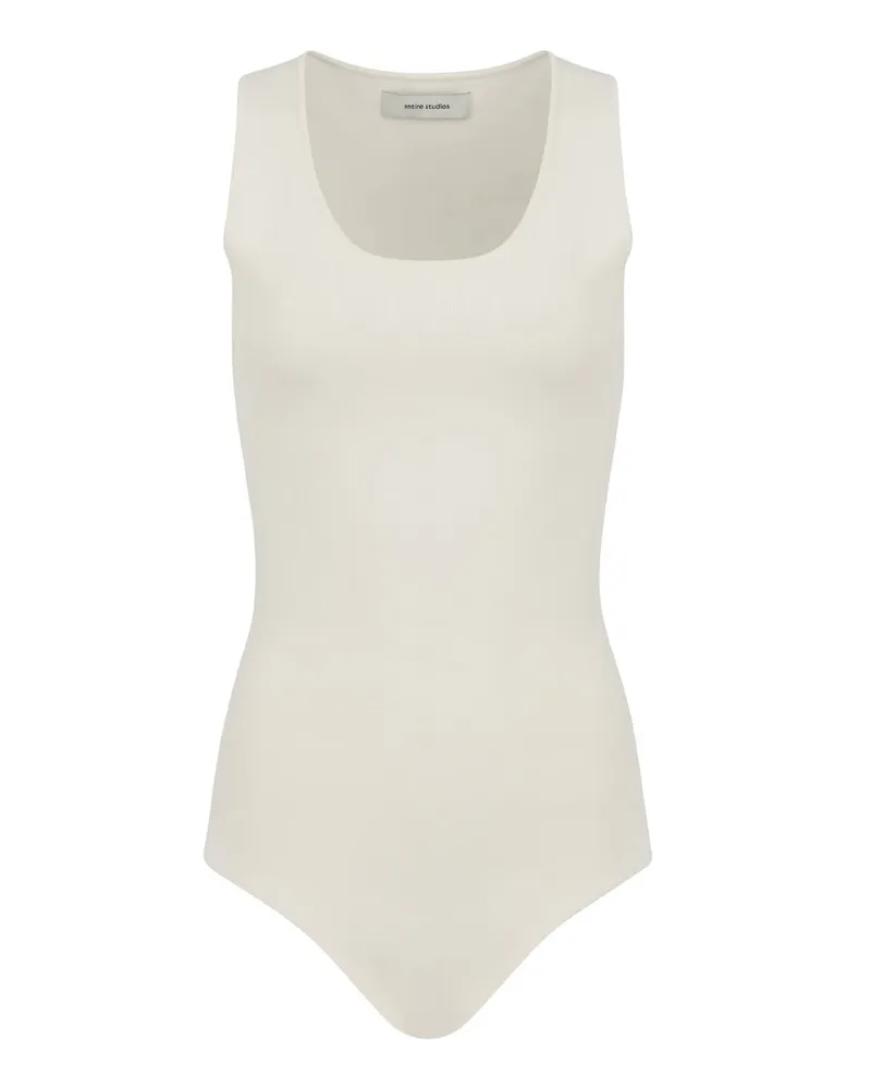 Entire Studios Compresses Bodysuit Panna Beige