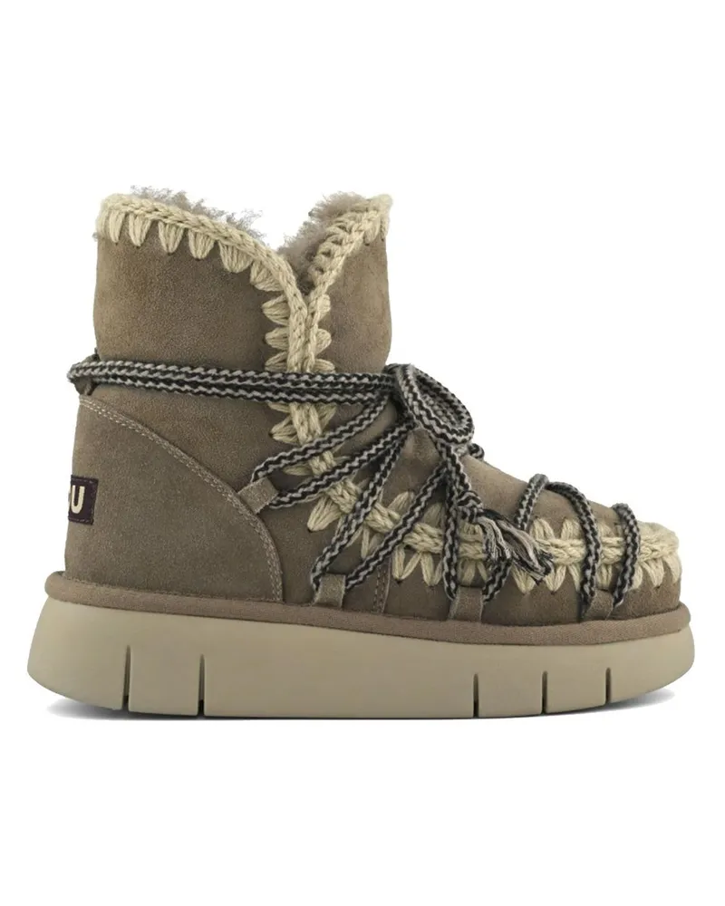 Mou Bounce Boot Suede Grau