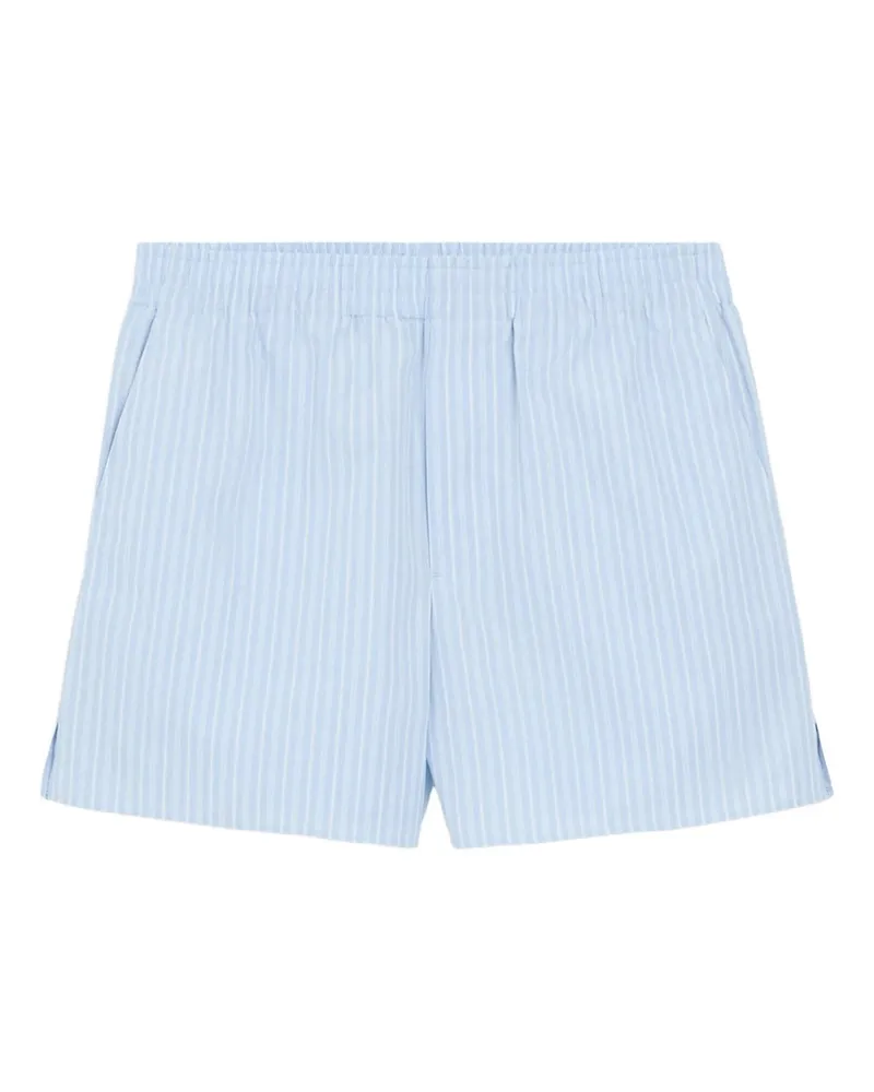 AMI Paris Elasticated Shorts Blau