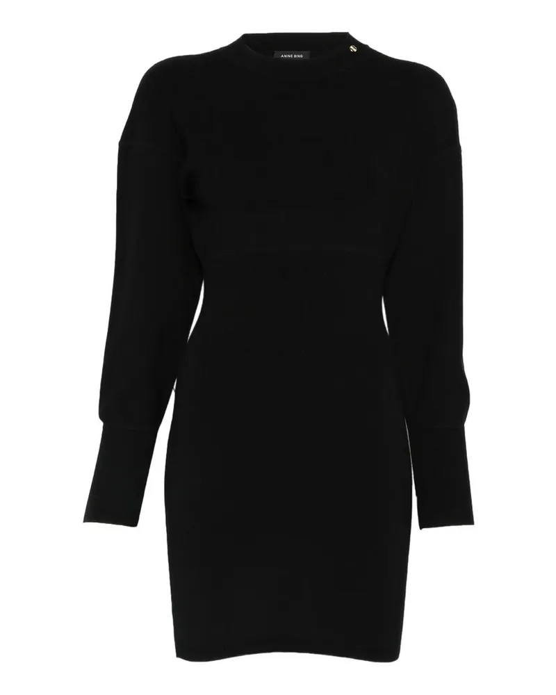 Anine Bing Imane Dress - Black Schwarz