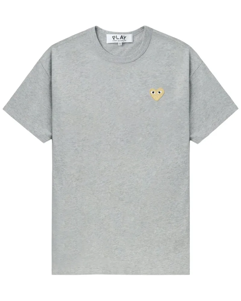 Comme des Garçons u T-shirt Gold Emblem Knit Grau