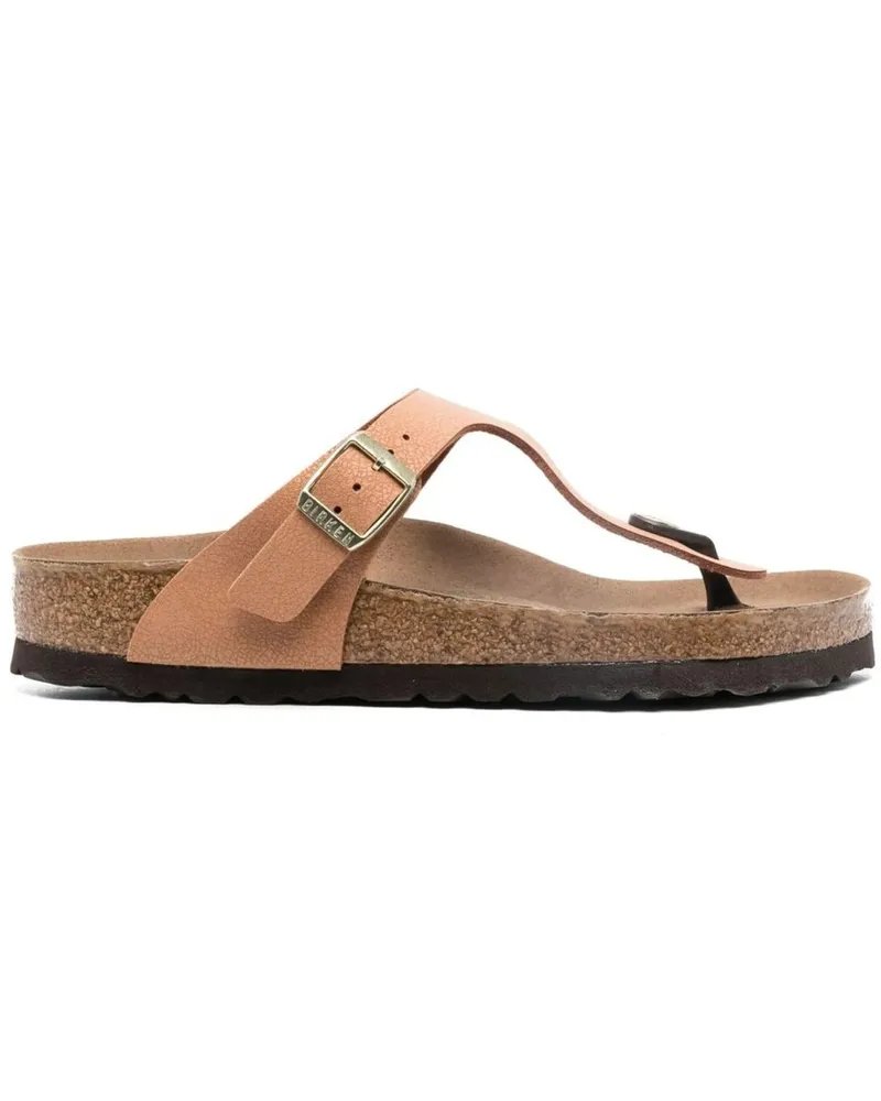 Birkenstock Gizeh Earthy Pecan Veg, Birkibuc Braun