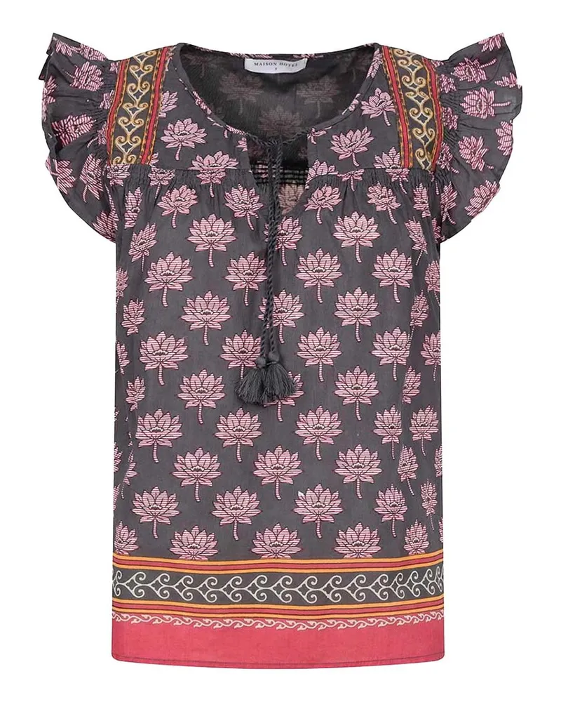 MAISON HOTEL Blouse Braun