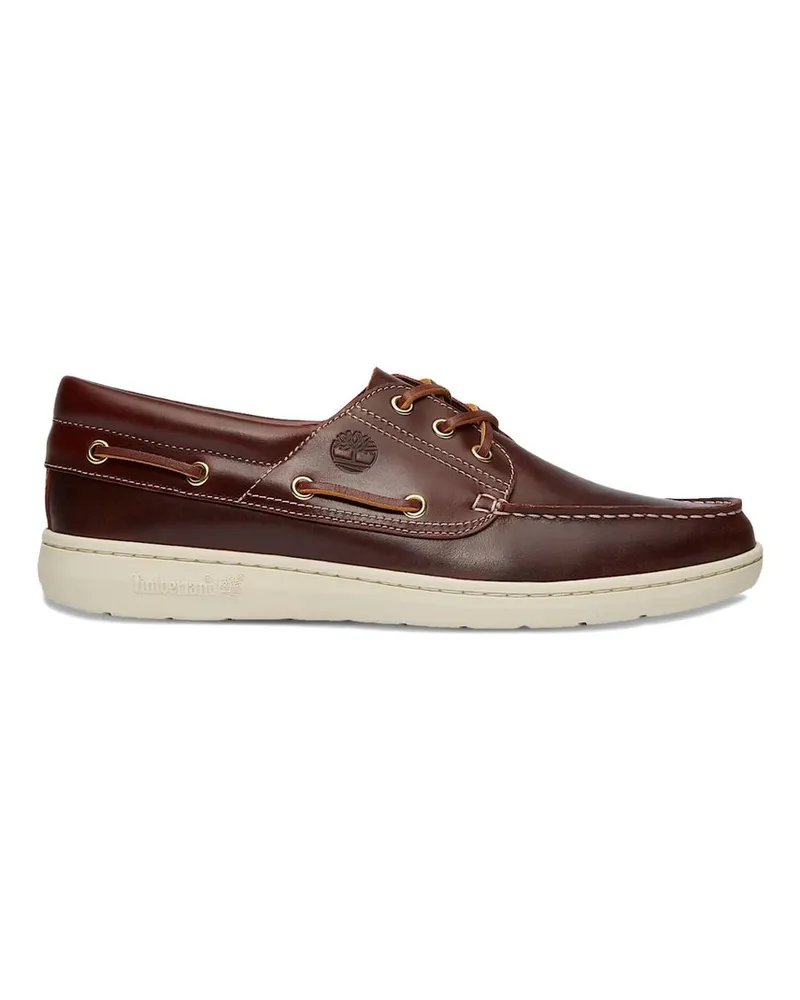 Timberland Port Boat Shoe Brgnd Braun