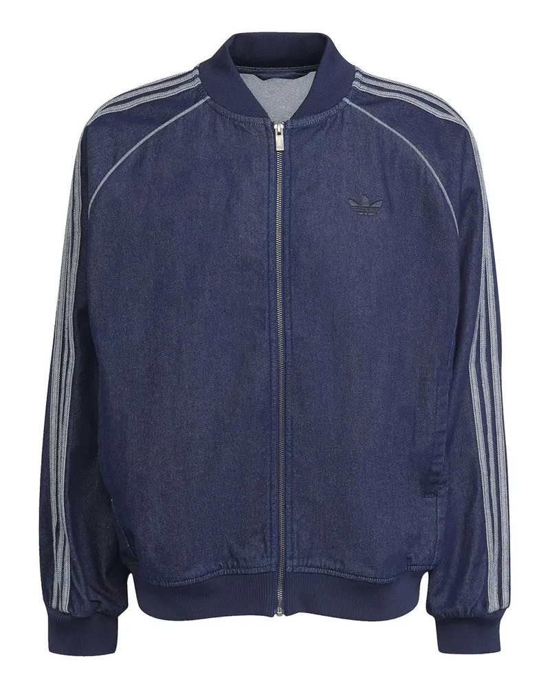 adidas ss Tracktop Blu Blau