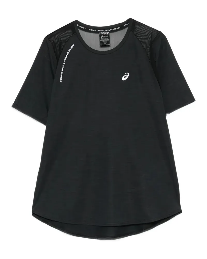 Asics Road ss Top Schwarz