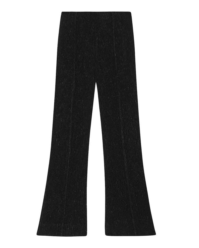 Ganni Flared Pants Schwarz
