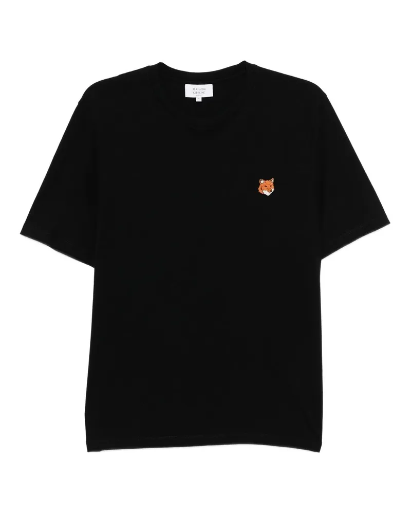 Kitsuné Fox Head Regular Tee-shirt Schwarz
