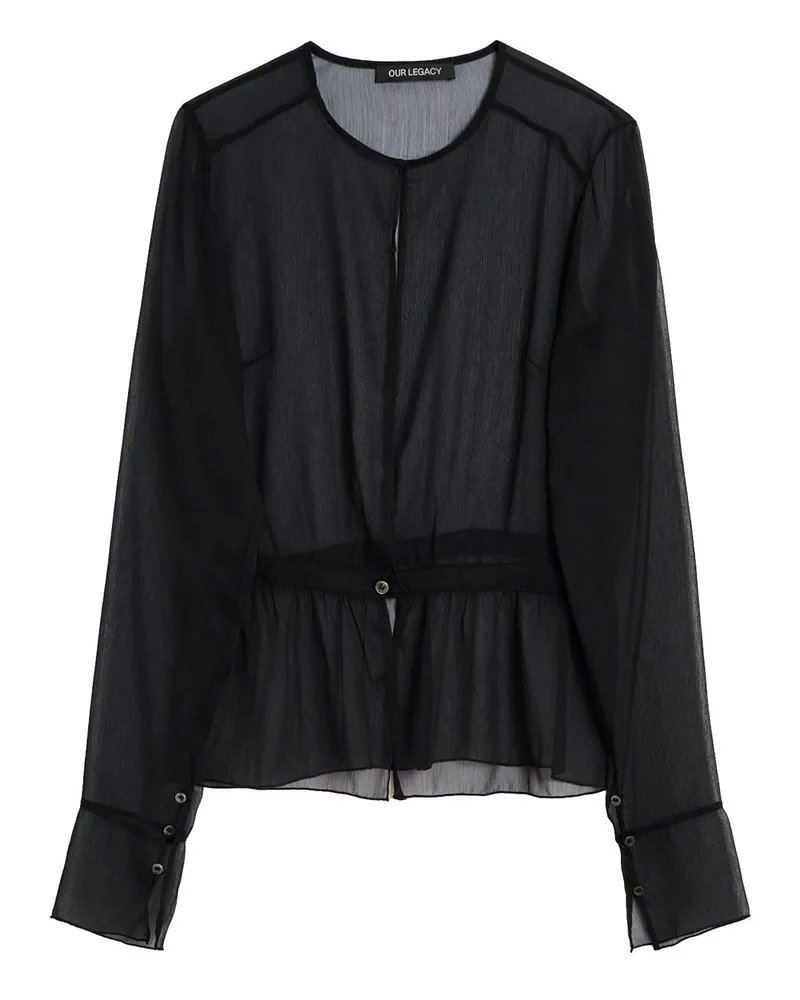 Our Legacy Waist Blouse Schwarz