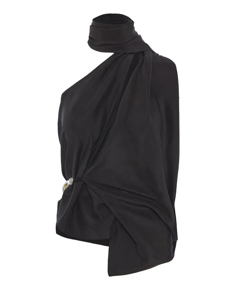 Christopher Esber Scarf Top Schwarz