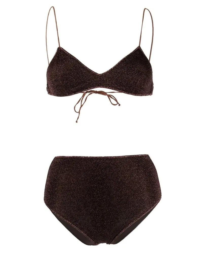 Oséree Lumiere Bra High Waisted Braun