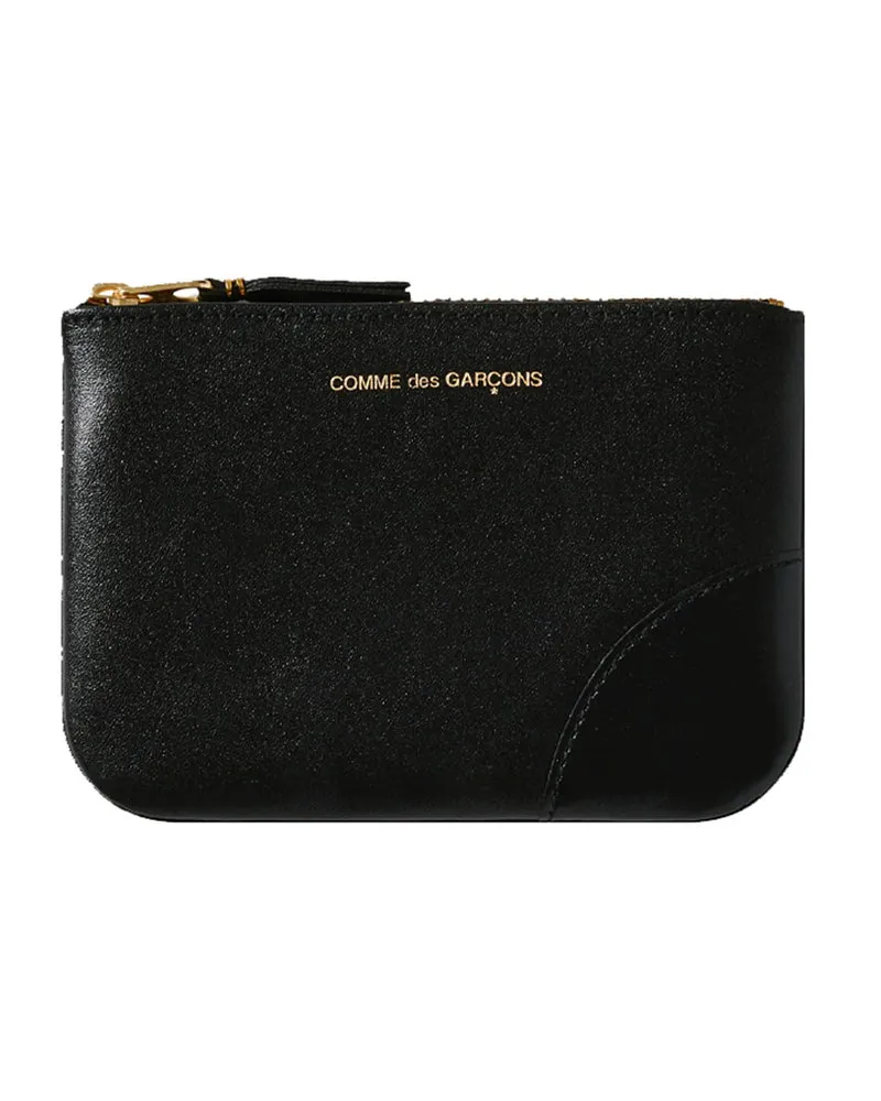 Comme des Garçons Classic Leather Zip Pouch Sa8100 Schwarz