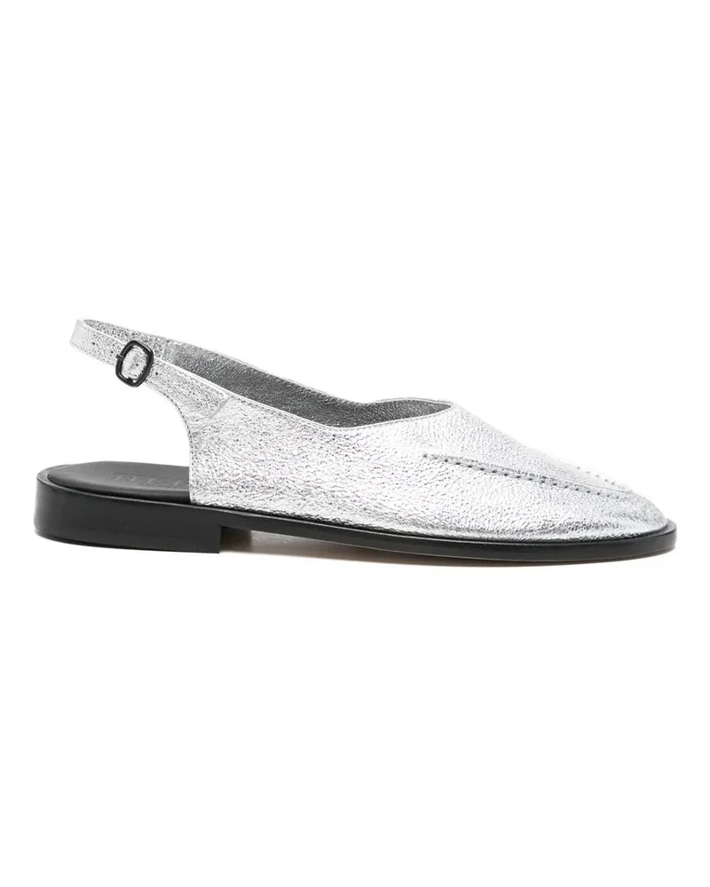 HEREU Juliol Slingback Metallic Silber