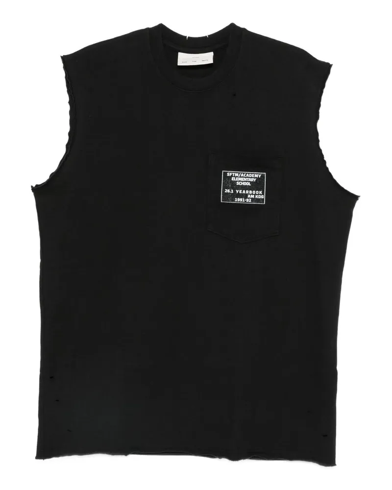 Song For The Mute sftm / Academy`` Sleeveless Tee Schwarz