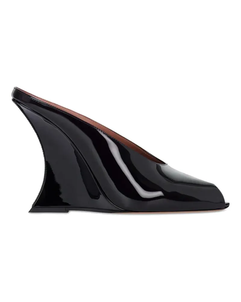 Paris Texas Nina Open Toe Mule 105 Schwarz