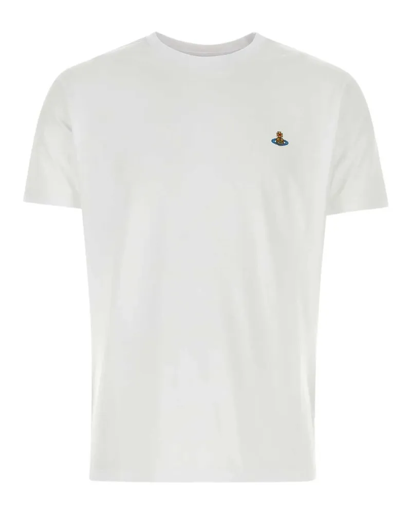 Vivienne Westwood Classic T-shirt Multicolor Orb Weiß