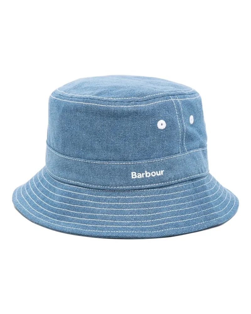 Barbour Grindle Bucket Hat Blau