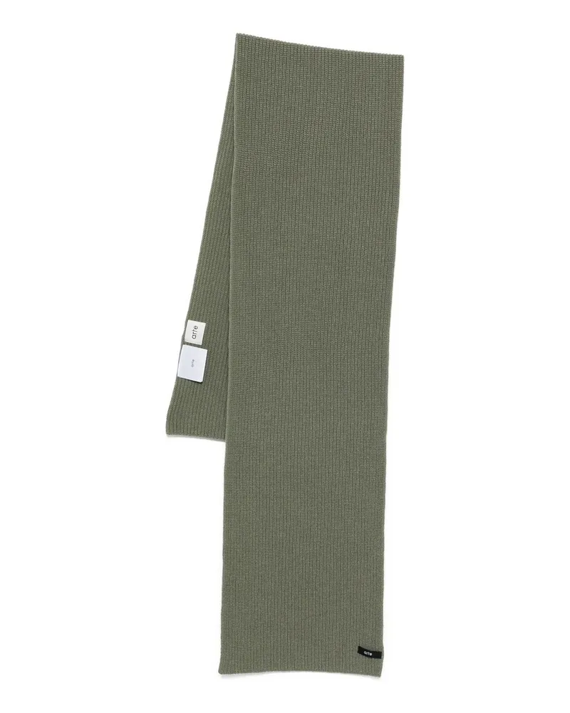 Arte Antwerp Label Scarf Grün