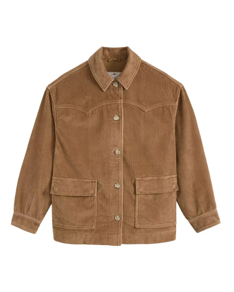 Levi's Demi Overshirt Shacket Foxtrot Marrone Beige