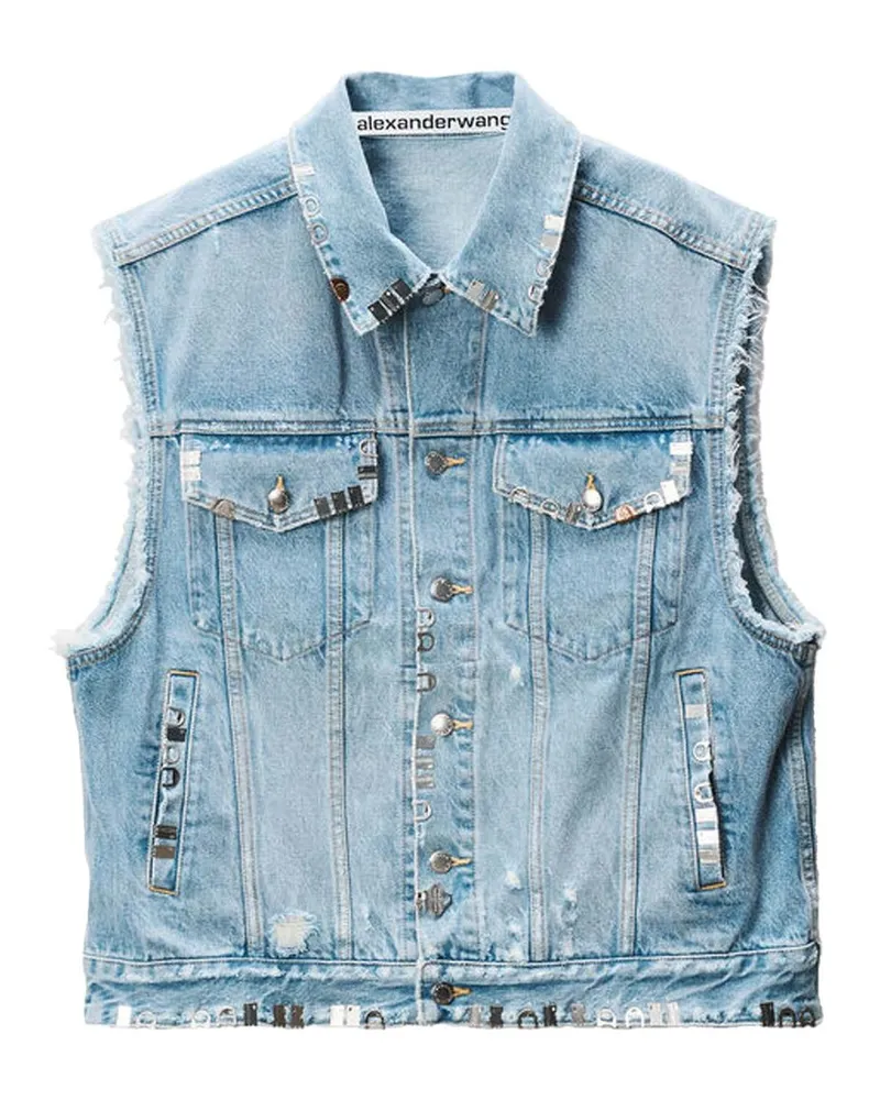 Alexander Wang Oversized Vest Blau