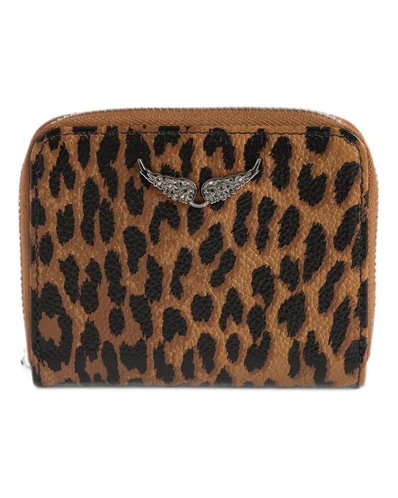 Zadig & Voltaire Mini zv Grained Leather Leo Braun