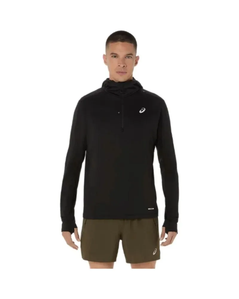 Asics Road Winter ls Hoodie Schwarz