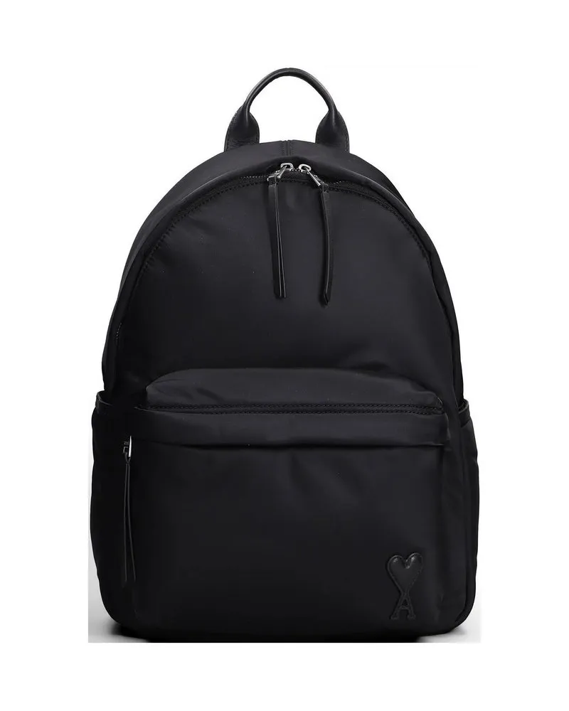 AMI Paris Marcel Backpack Schwarz
