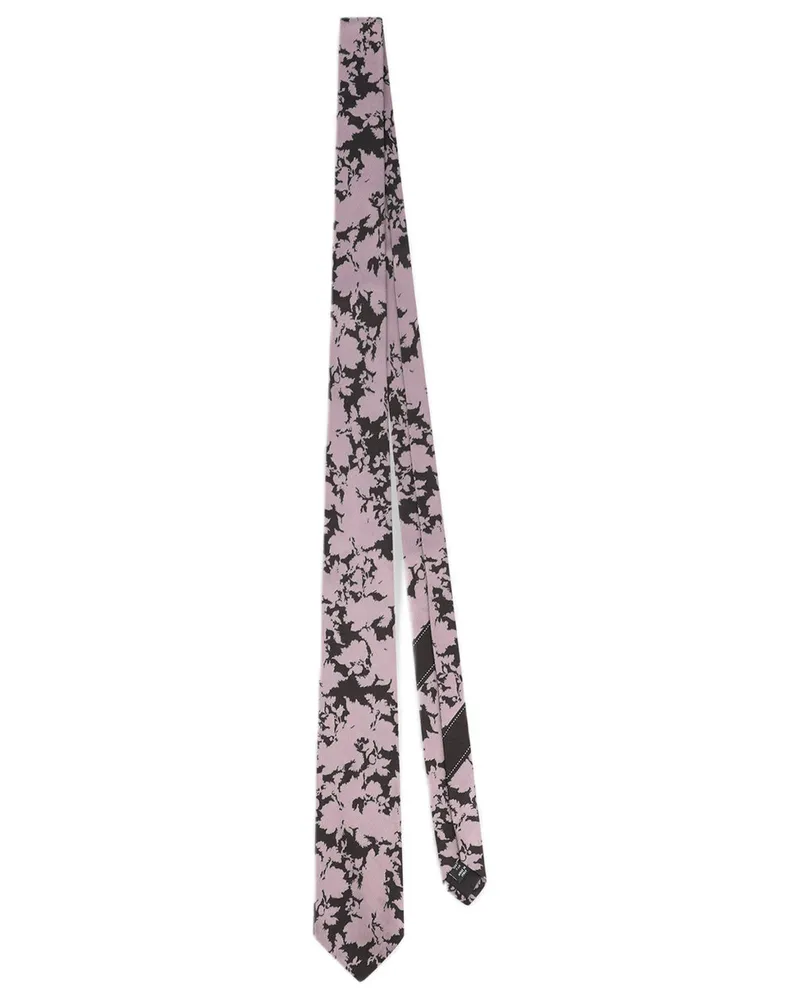 Dries van Noten Tie 102 Q.3903 M.w.tie 021601.3903 Rose